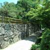 Stone walls in Sakamoto